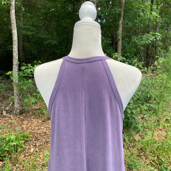 Alya Halter Dress Lavender Sleeveless Large - Picture 5 of 6